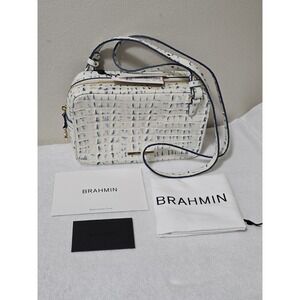 Brahmin Demi Crossbody Bag Marina La Scala Croc Embossed Leather Dillard's Exclu